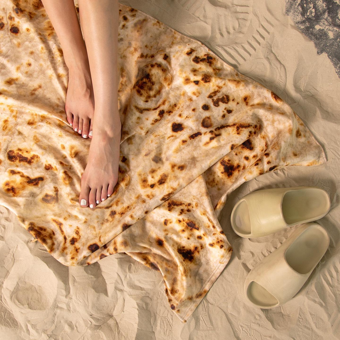 Плед 3D с принтом Лаваш текстура – реальное фото